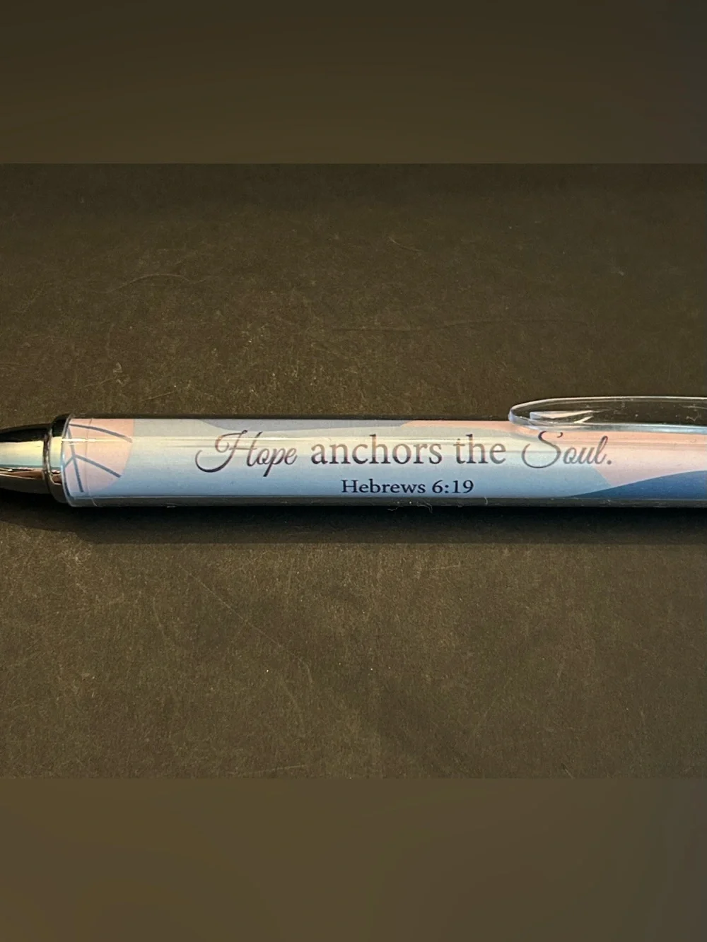 Inspirational Scripture Ballpoint Pens - Pastel Gradient Set of 9 Med Pt Black